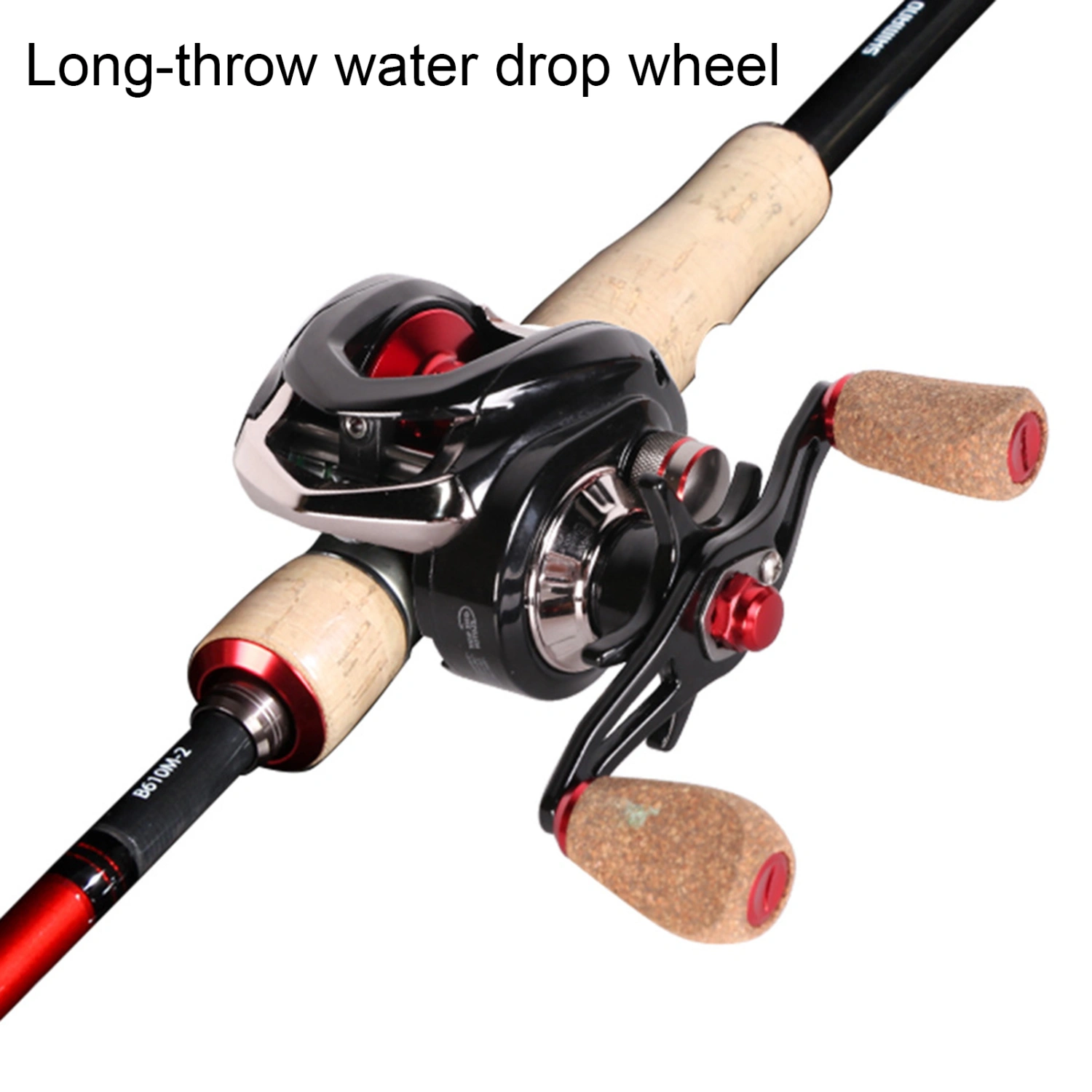 Baitcasting Reel 7 Plus 1 Bearings Gear Ratio 7.0:1 Left/Right Hand Centrifugal/Magnetic Dual Braking Systems Ultra-light Metal Universal Long Casting Fishing Reel for Outdoor