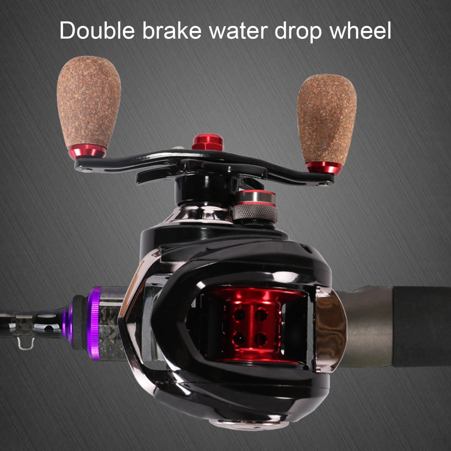 Baitcasting Reel 7 Plus 1 Bearings Gear Ratio 7.0:1 Left/Right Hand Centrifugal/Magnetic Dual Braking Systems Ultra-light Metal Universal Long Casting Fishing Reel for Outdoor