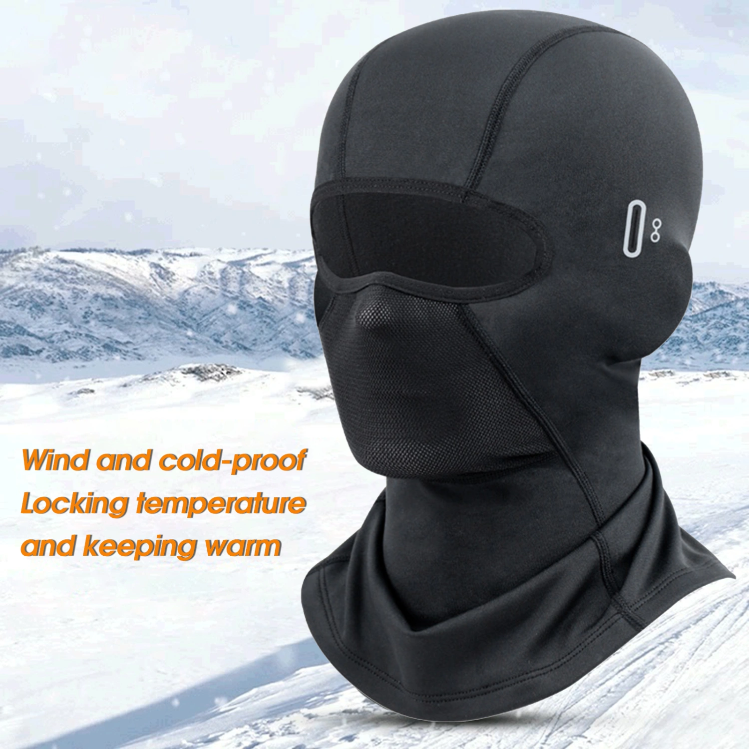 Winter Scarf Cover Breathable High Elasticity Windproof Wear Resistance Comfortable Keep Warm Lightweight Cold Weather Ski Head Face Neck Cover for Outdoor