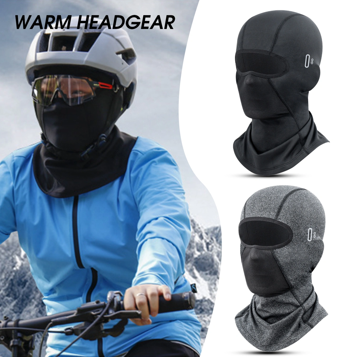 Winter Scarf Cover Breathable High Elasticity Windproof Wear Resistance Comfortable Keep Warm Lightweight Cold Weather Ski Head Face Neck Cover for Outdoor