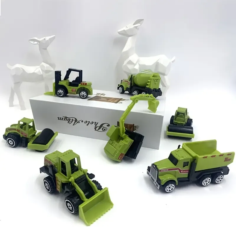 Kids' Construction Vehicle Toys: Bulldozers, Dump Trucks, Excavators & More - Educational Inertia Toys for Beach & Road Play!