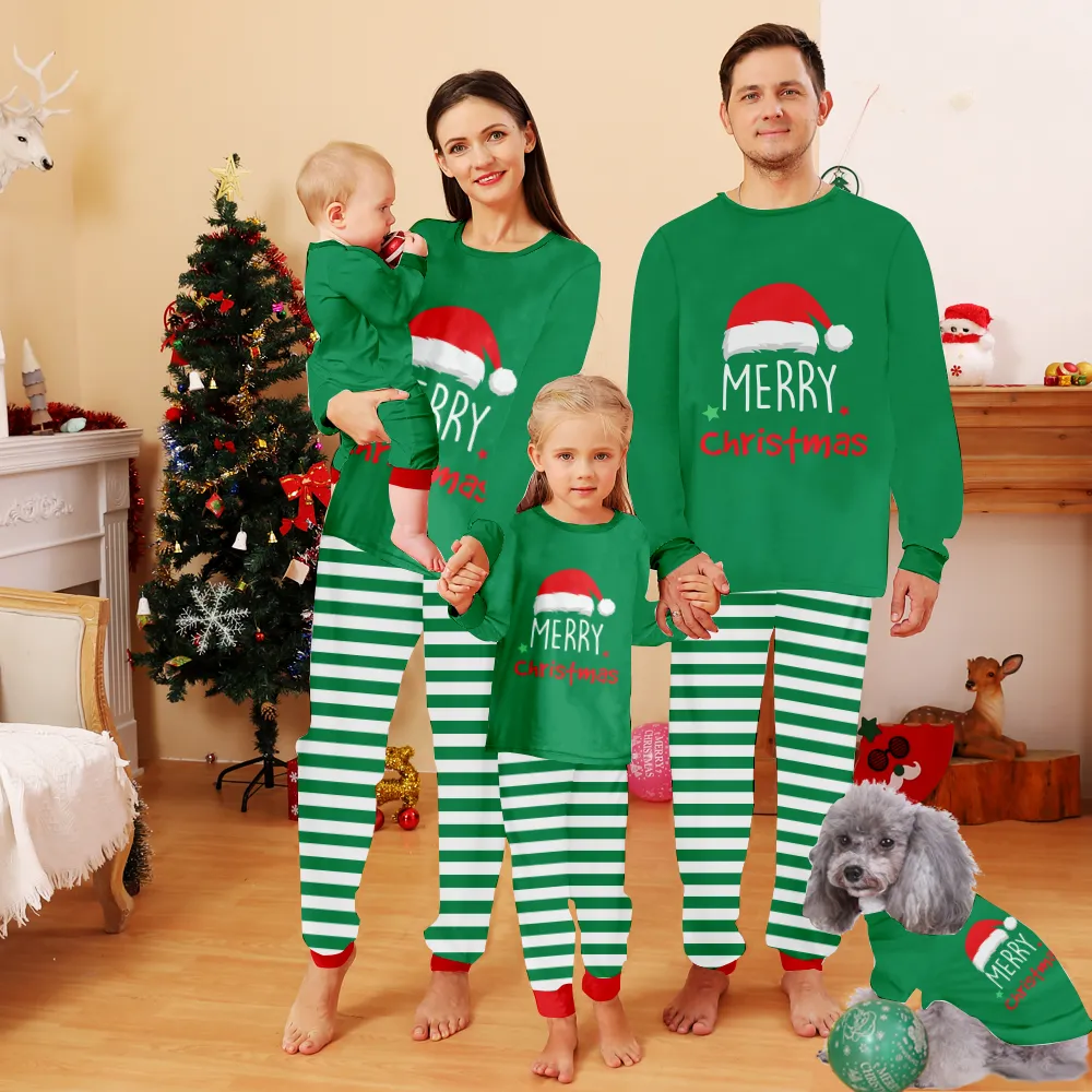 Baby Girl Christmas Outfit,Christmas Themed Pajamas For Dad, Mom, Daughter, Son, Baby, Pet Dog and Cat,All Size