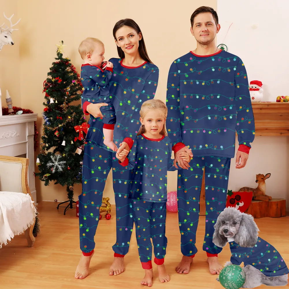 Boys Girls Christmas Outfit,Christmas Themed Pajamas For Dad, Mom, Daughter, Son, Baby, Pet Dog and Cat,All Size