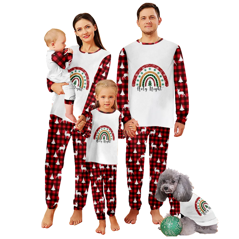 Toddler Christmas Gifts,Christmas Themed Pajamas For Dad, Mom, Daughter, Son, Baby, Pet Dog and Cat,All Size