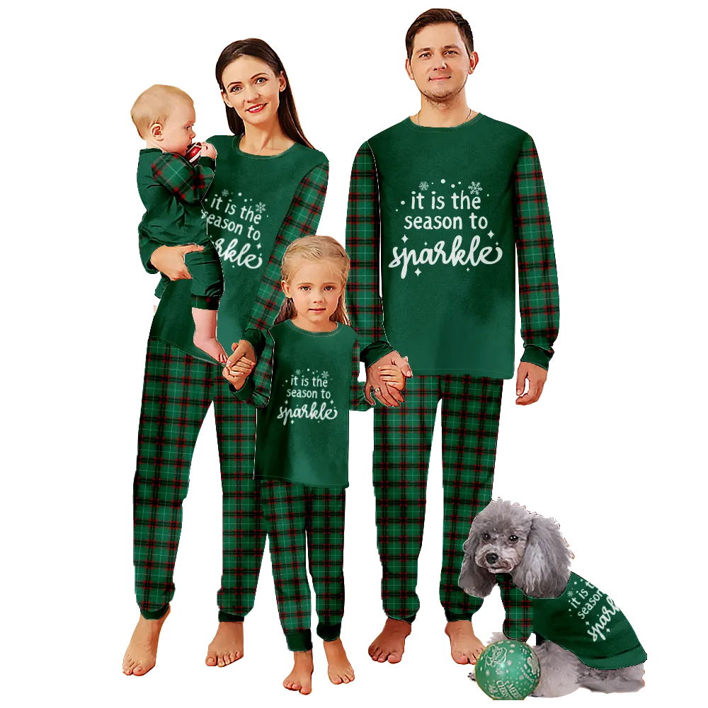 Women's Christmas Pajama Sets,Christmas Themed Pajamas For Dad, Mom, Daughter, Son, Baby, Pet Dog and Cat,All Size