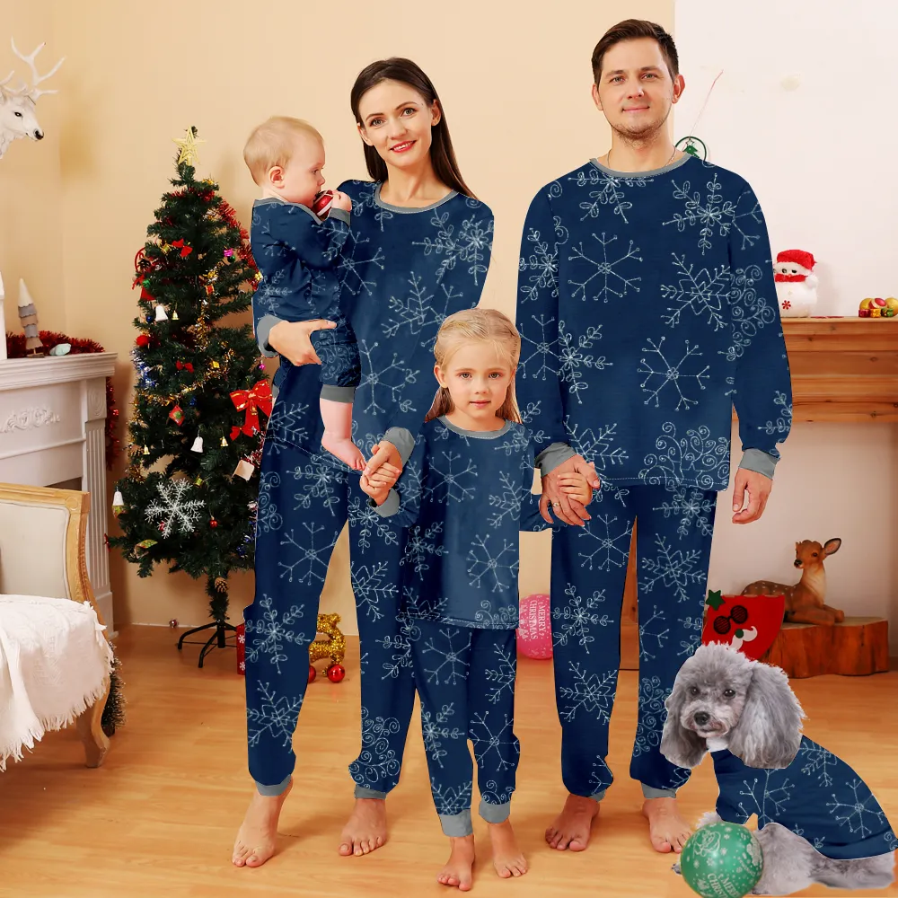 Christmas Matching Xmas Pjs For Family,Christmas Themed Pajamas For Dad, Mom, Daughter, Son, Baby, Pet Dog and Cat,All Size