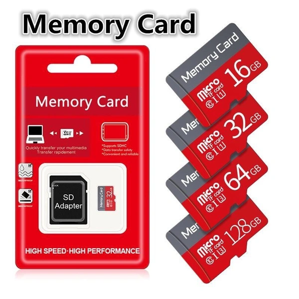 2023 New 64GB-512GB Micro SD MicroSDHC Micro SD SDHC Card Class 10 UHS-1 TF Memory Card for Smart phones cameras MP4