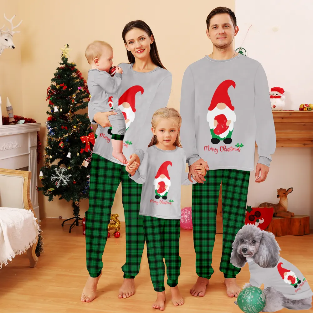 Christmas Pajamas For Baby,Christmas Themed Pajamas For Dad, Mom, Daughter, Son, Baby, Pet Dog and Cat,All Size