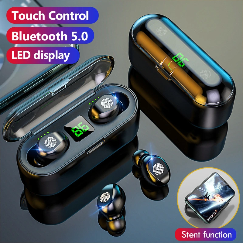 2023 new TWS digital display long battery life binaural sports bluetooth headset