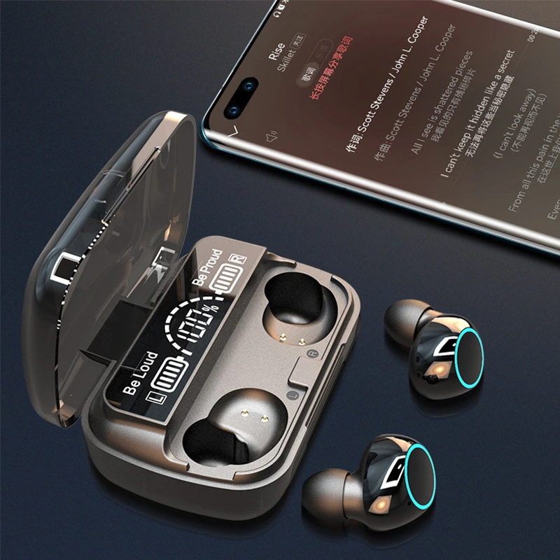 2023 new Gaming TWS M30 digital display long battery life binaural sports bluetooth headset