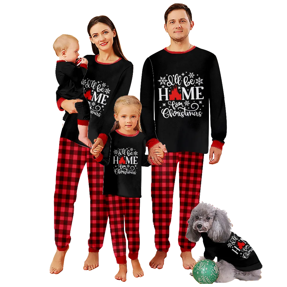 Mens Christmas Pajama,Christmas Themed Pajamas For Dad, Mom, Daughter, Son, Baby, Pet Dog and Cat,All Size