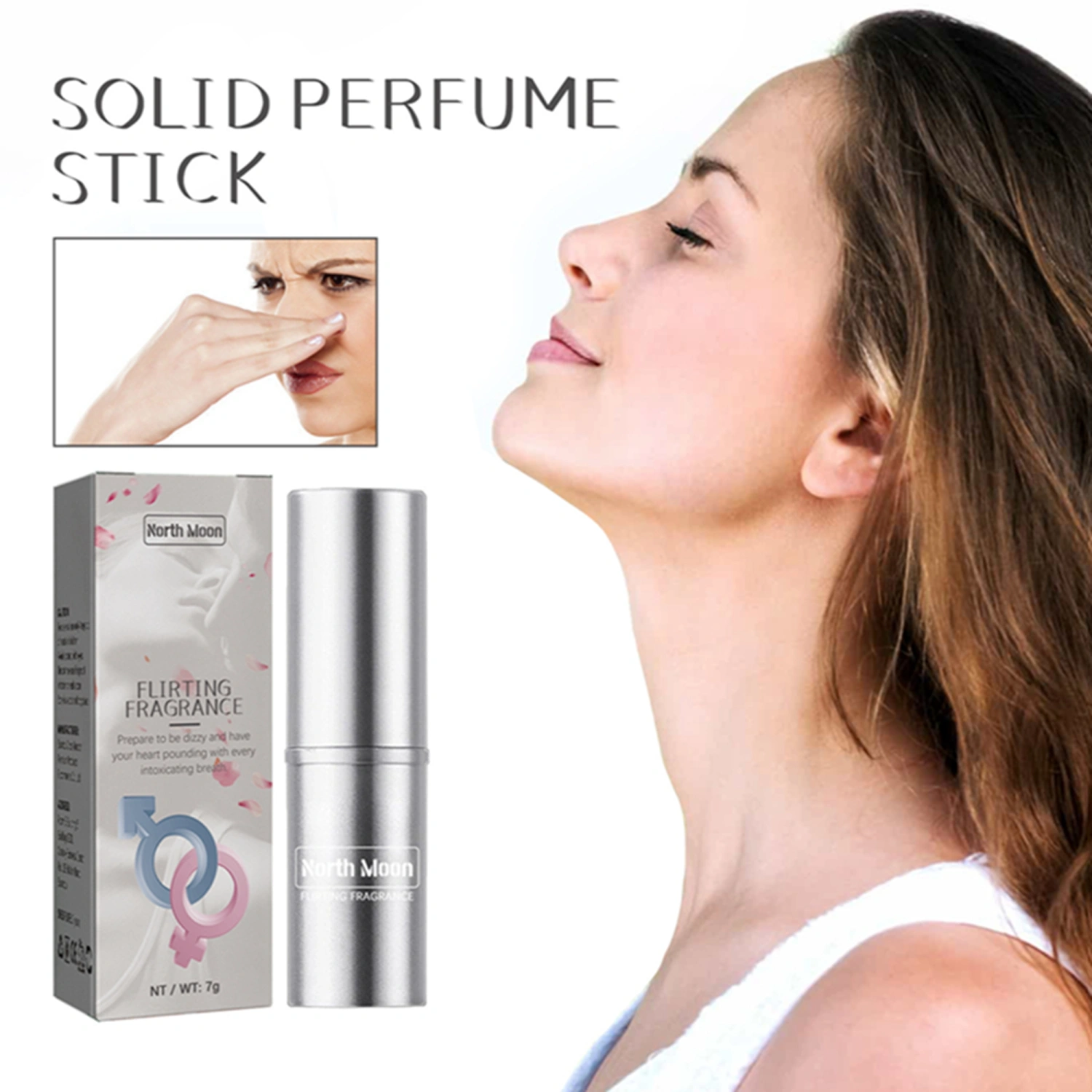 Women Mini Perfume Stick Roll on Solid Perfume Long Lasting Portable Natural Scent Fragrance Birthday Gift