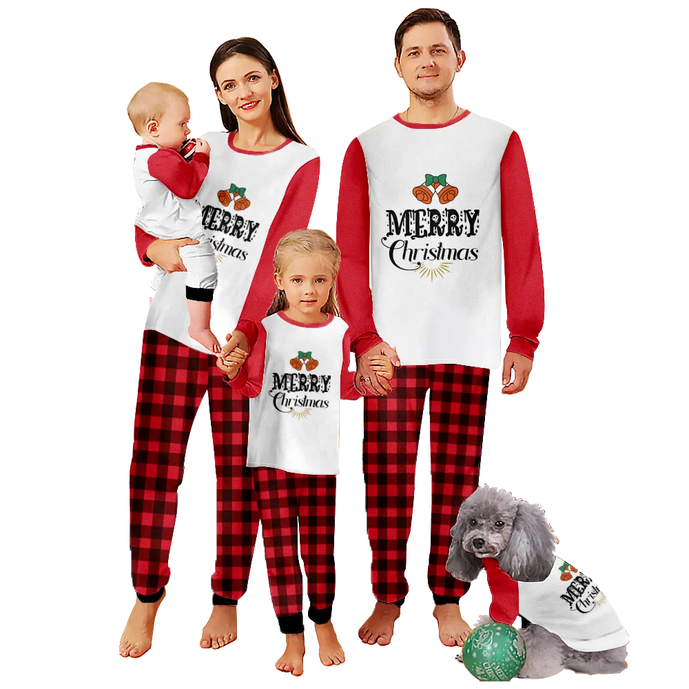 Christmas Pijamas De Navidad Para Mujer,Christmas Themed Pajamas For Dad, Mom, Daughter, Son, Baby, Pet Dog and Cat,All Size