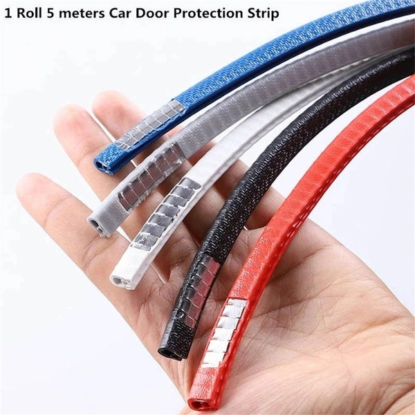 1 Roll 5 Meters Car Door Protection Strip Car Door Edge Scratch Protector Strip Anti Collision Strip