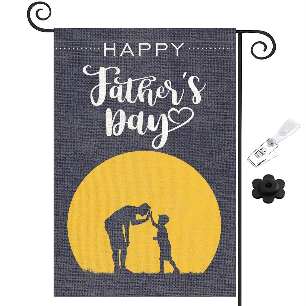 12x18 inch Happy Fathers Day Garden Flag - Holiday Seasonal Yard Outdoor Decorative Double Sided Garden Flag,Style 14