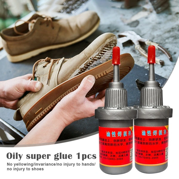 Multi-purpose Adhesive, Shoe Metal and Wood Glue Flux, 0.5 Floz, Liquid Leather, Strong Universal Glue