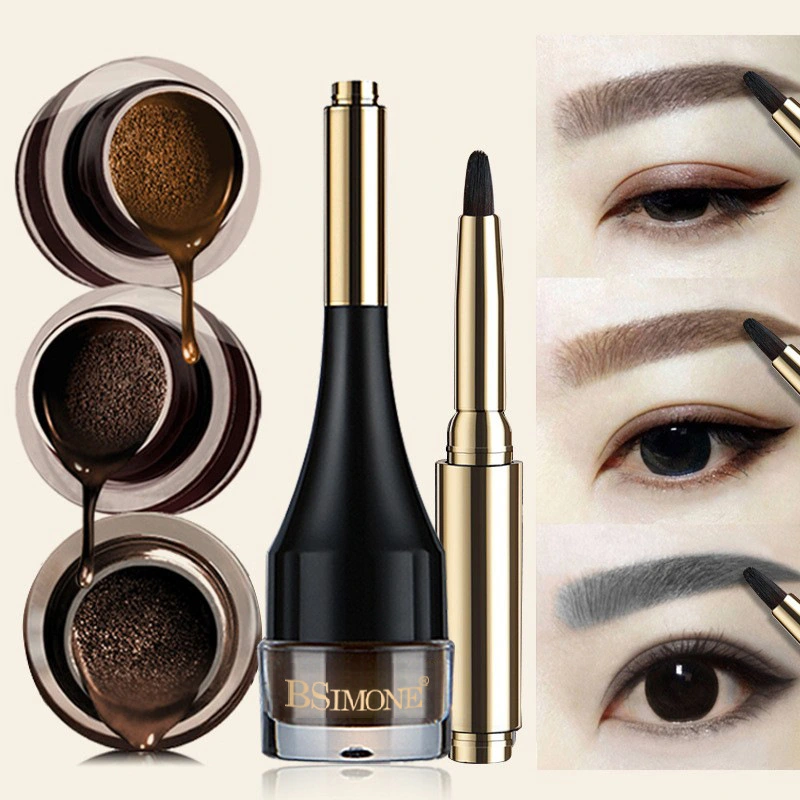 1PC Eyebrow Gel Eyebrow Kit Brow Gel Waterproof Dyed Brow Professional Makeup Cosmetics For Eyebrow Enhancers Cream