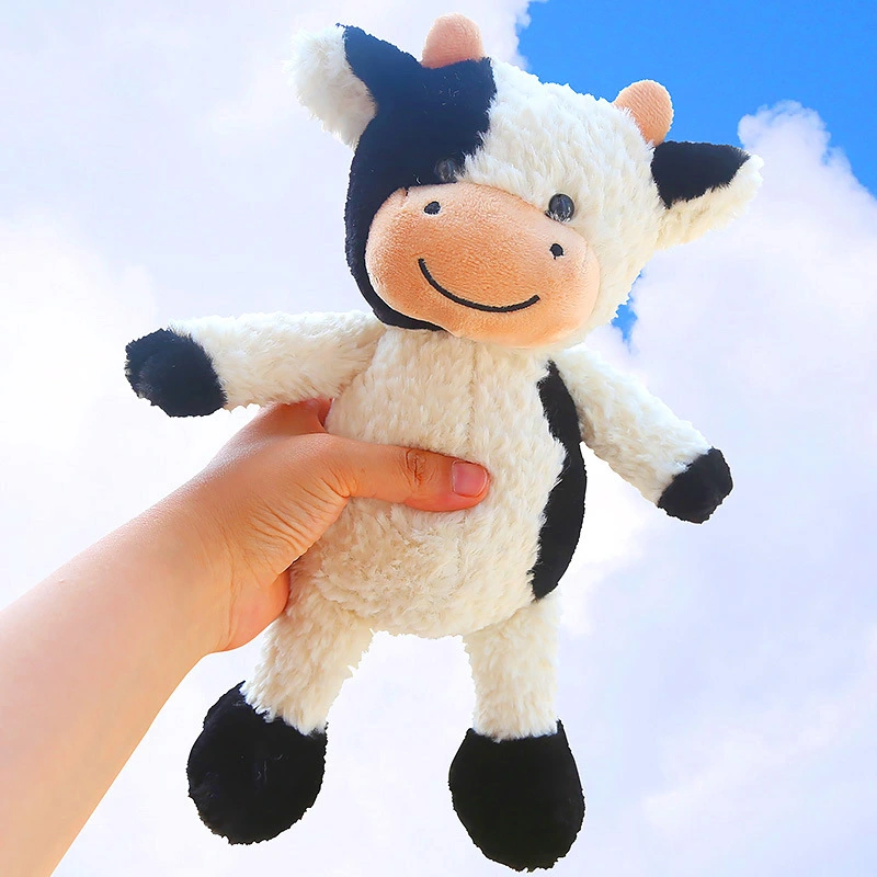 Cute little cow doll plush toy calf doll birthday gift rag doll pillow