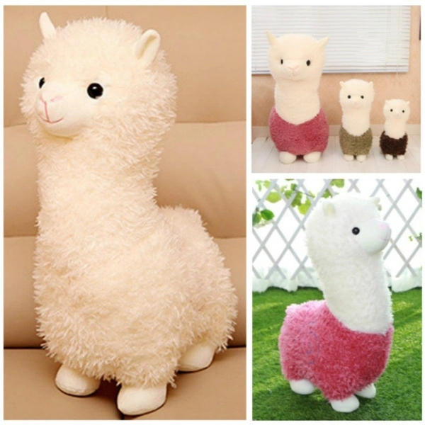 25cm Kawaii Plush Stuffed Animal Cartoon Kids Toys for Girls Children Baby Birthday Gift Alpaca Doll-a1-0116-12e