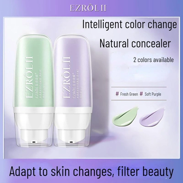 New isolation cream brightens skin color makeup front milk, three in one face sunscreen, moisturizing, concealer, priming makeup front milk, color change formula makes skin more beautiful, priming, moisturizing, concealer three in one