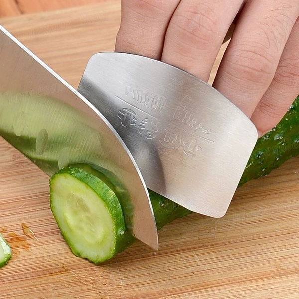 Stainless Steel Kitchen Tool Hand Finger Protector Knife Cut Slice Safe Guard
    