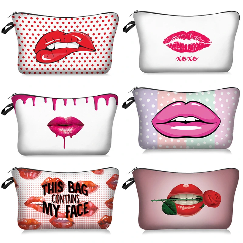 Printed Cosmetic Bag Cute Storage Bag Travel Bag Women