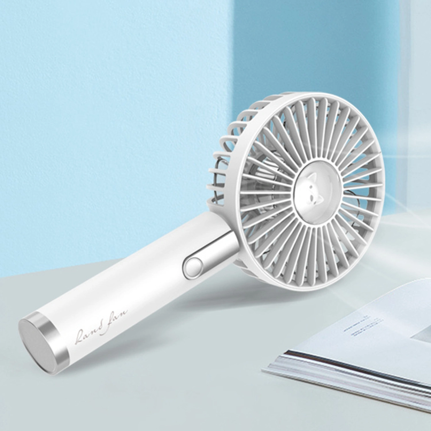 Portable Fan Low Noise Hands-free ABS School Student Mini Fan for Children