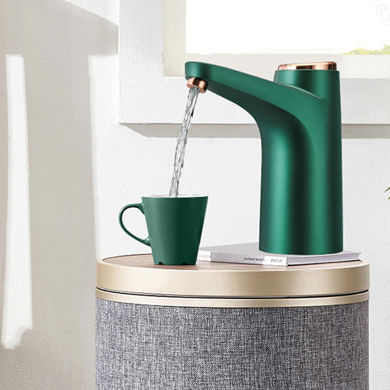 USB Charging Electric Water Pump Anti-rust Kitchen Appliances Intelligent Water Bottle Dispenser for Bottled Water