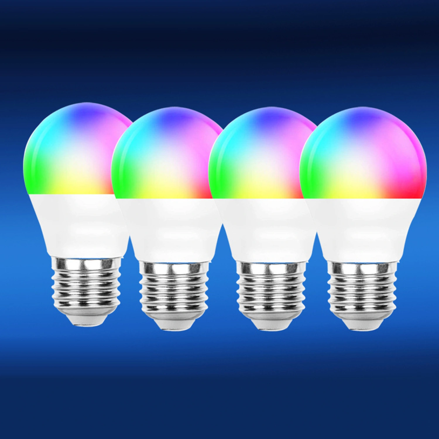 E27 RGB Bulb Timing Function Color Changing Remote Control High Brightness Smart Bulb for Home
