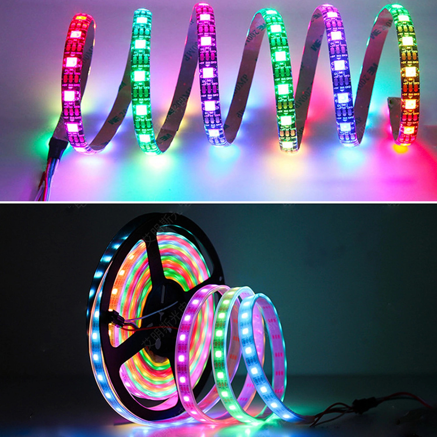 LED Strip Light IP65 Waterproof APP Remote Control High Brightness TV Backlight 5050 RGB DC 5V Bluetooth-compatible USB LED Lamp Tape Ribbon for Home
