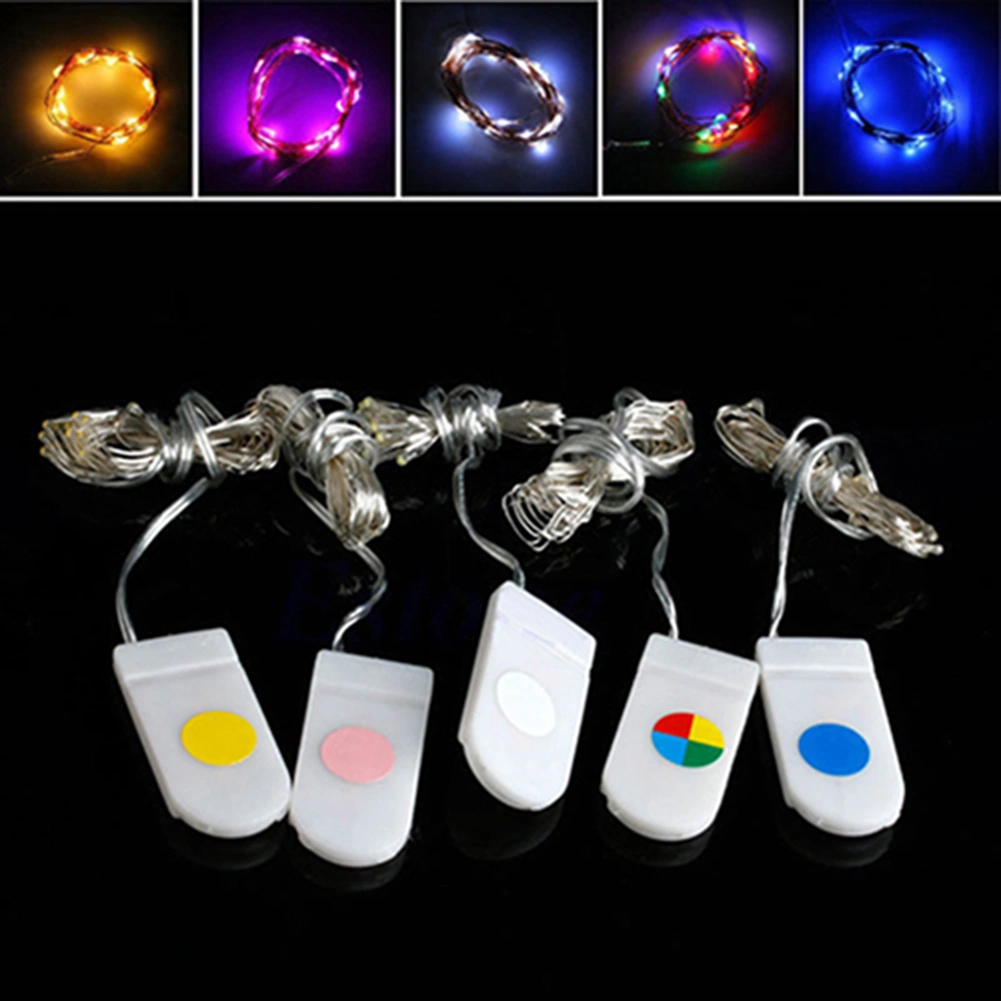 6ft 20 LED Battery Powered String Lamp Party Festival Decor Mini Fairy Light