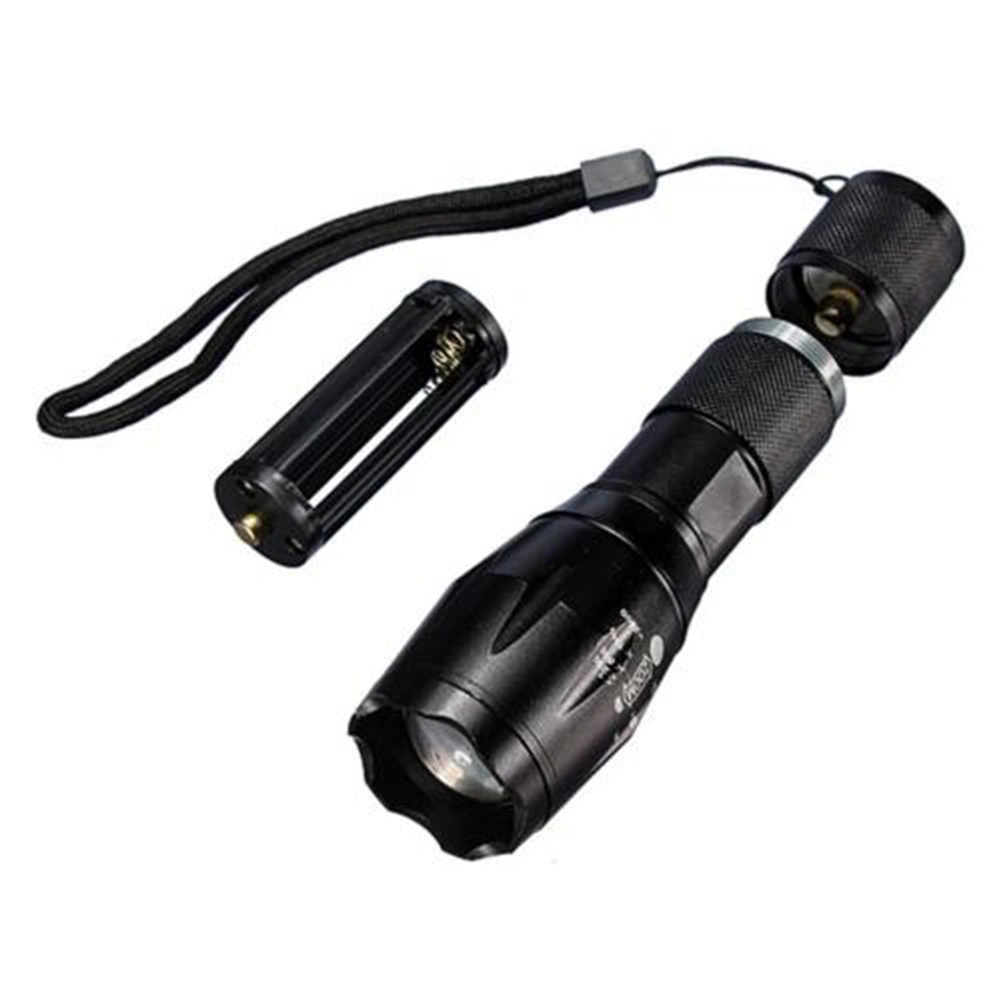 Zoomable 5 Modes LED Flashlight Outdoor Camping Torch Lamp Super Bright Light