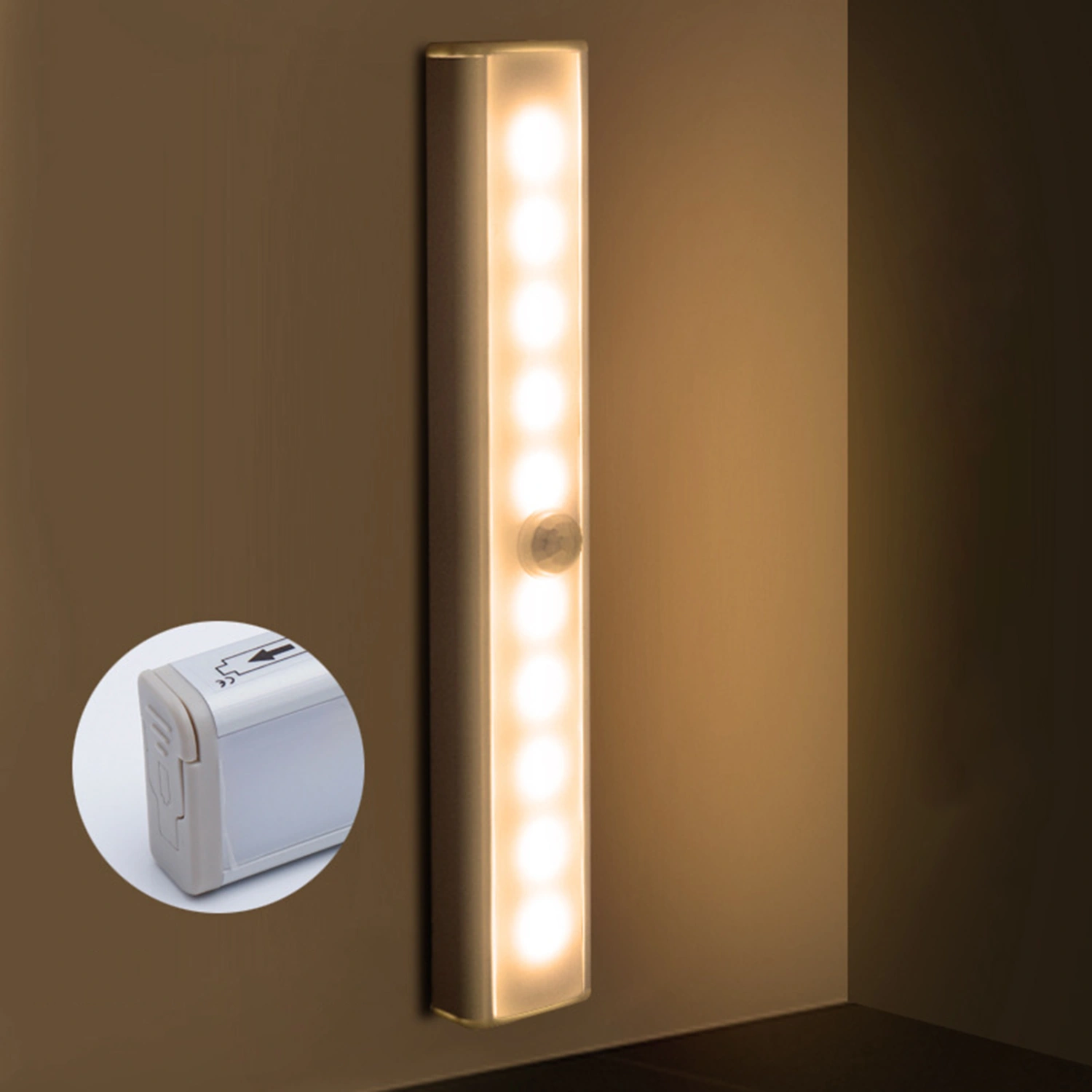 LED Infrared Intelligent Sensor Lamp Control Energy-saving Small Night Light