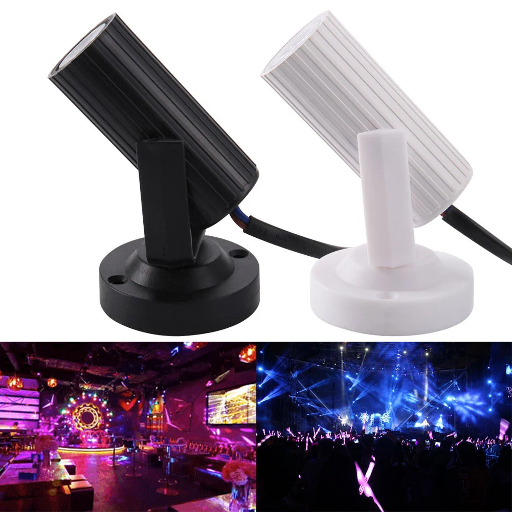 RGB LED Spotlight Disco Stage Bar KTV Party Dance Club Lightweight Pinspot Light