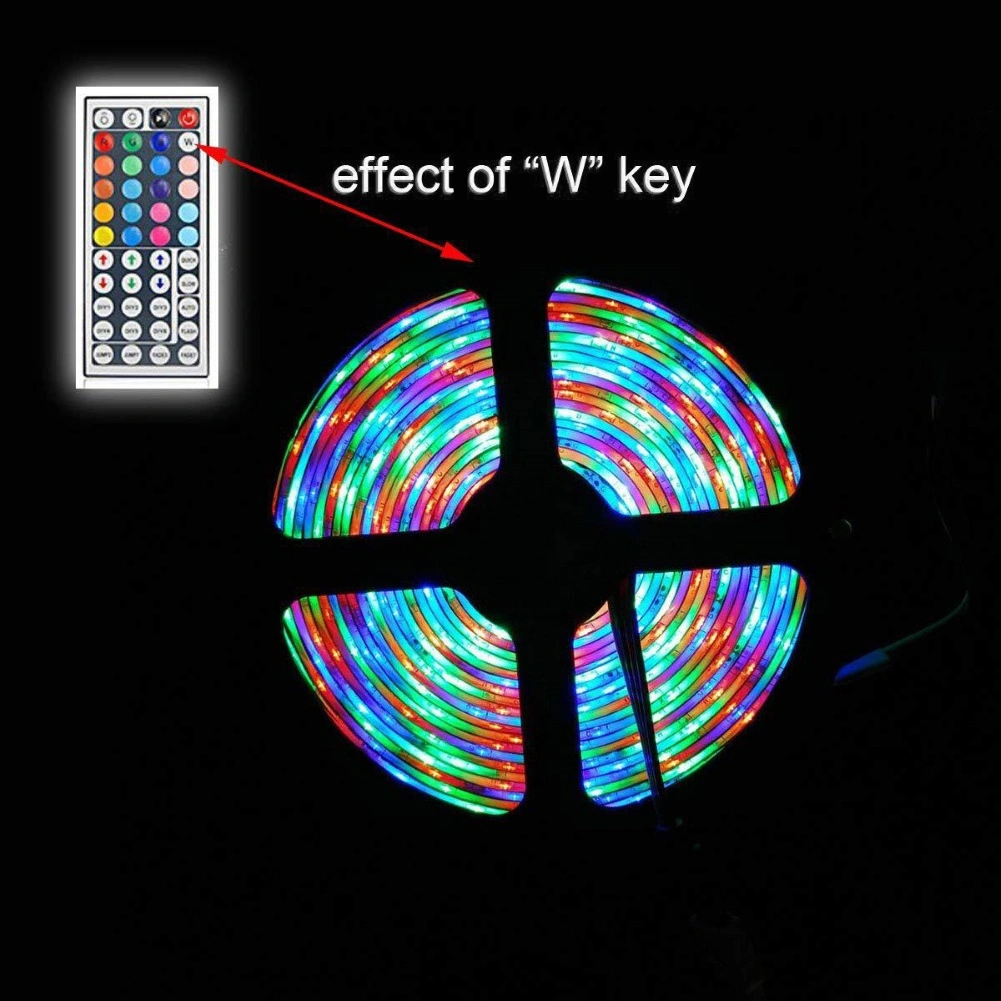 Colour-changing 300 LED Light Strip 44-key Remote Controller Bar Party Decor