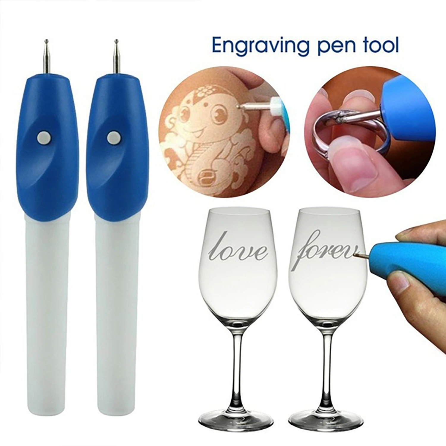 Engraving Pen Easy to Use DIY Plastic Cordless Precision Engraver for Grinding