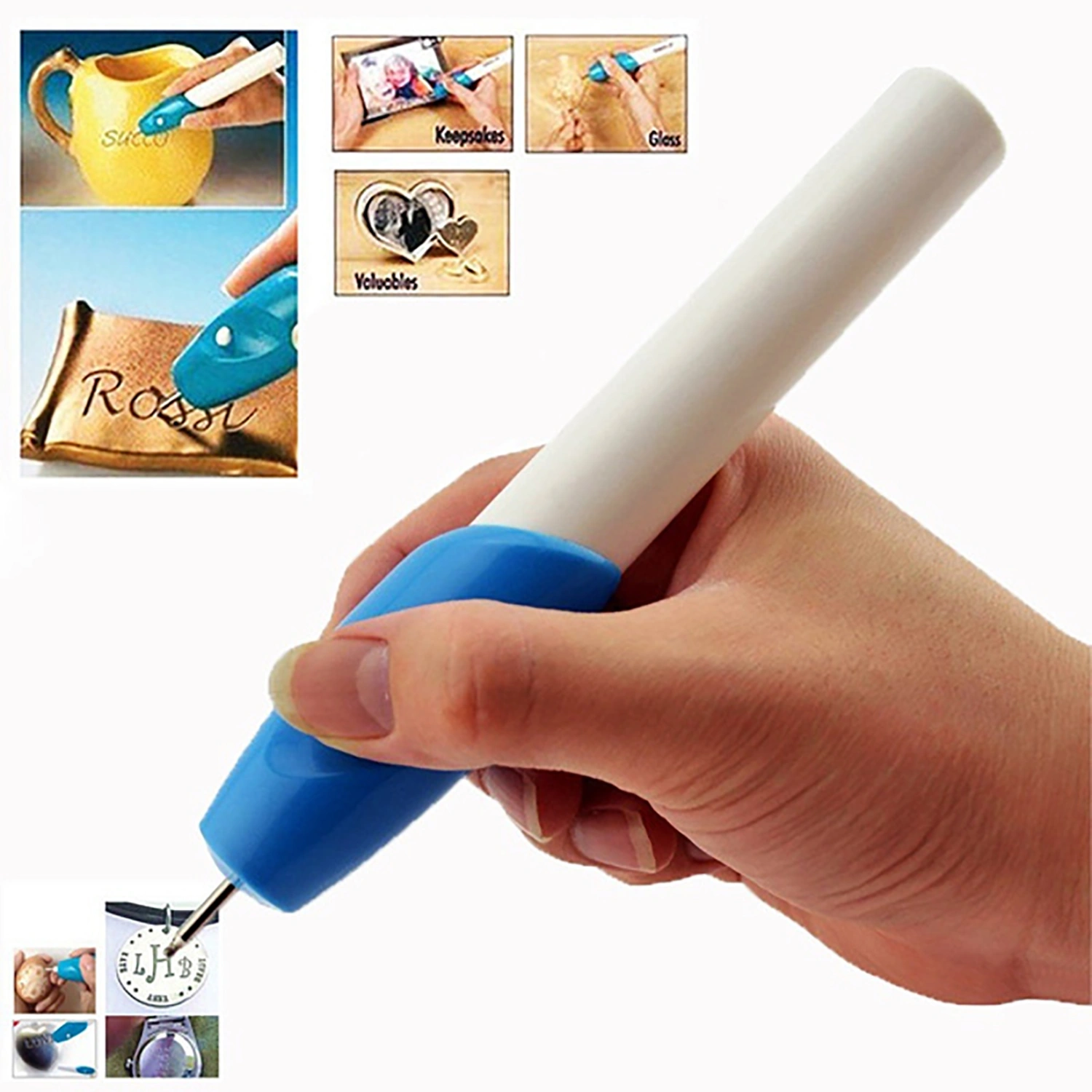 Engraving Pen Easy to Use DIY Plastic Cordless Precision Engraver for Grinding