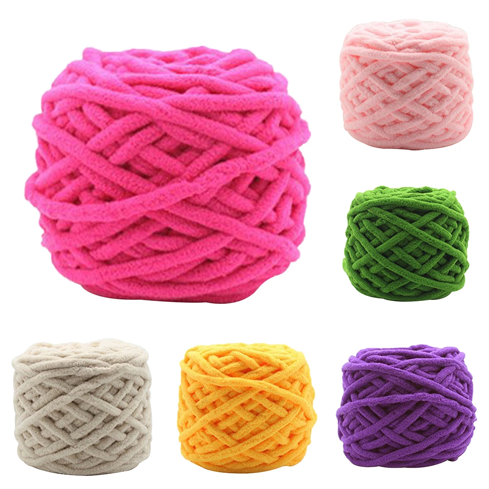 60g Woolen Yarn Knitting Crochet Blanket Sweater Hat Slipper Scarf DIY Material