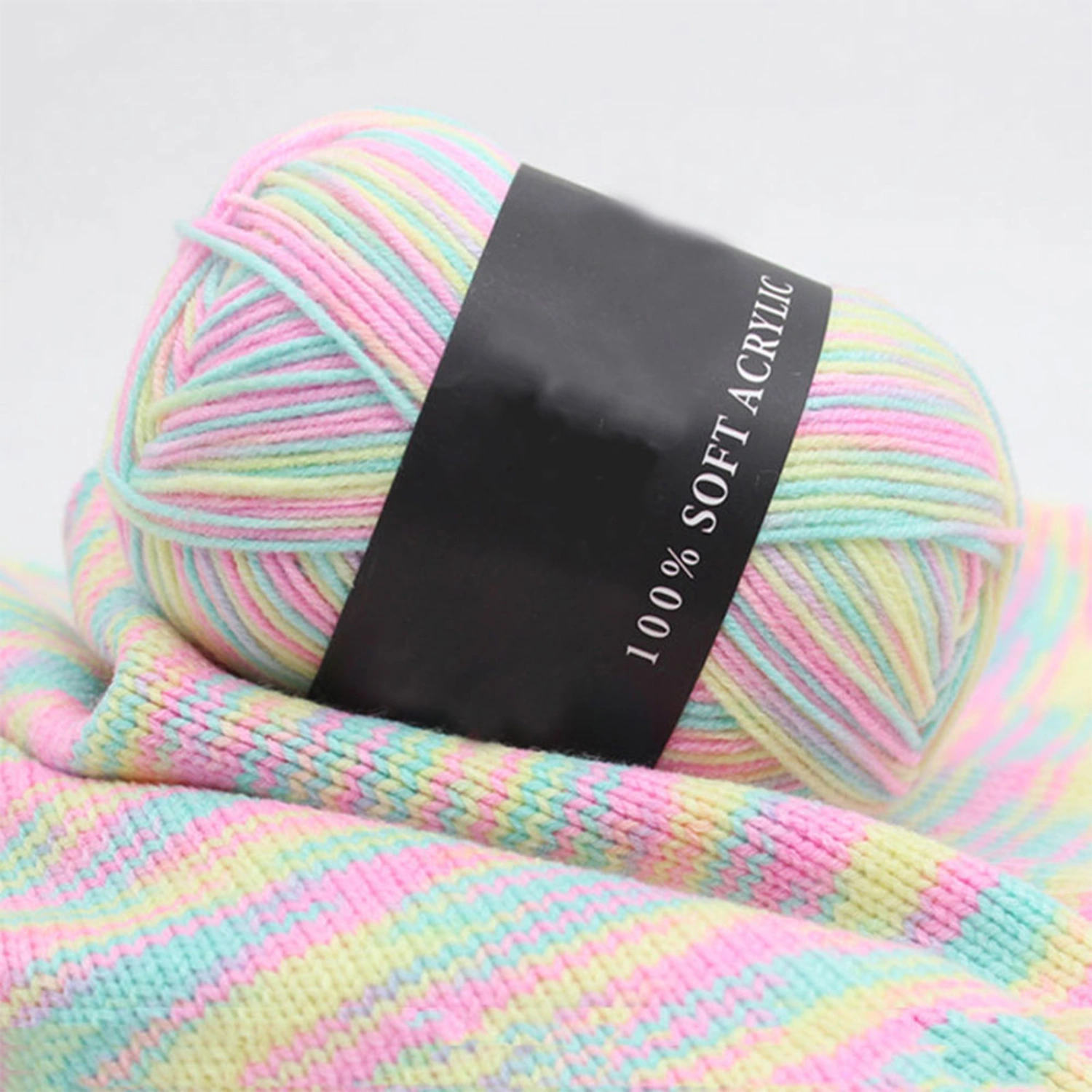 Woolen Yarn Triple Brands Soft Milk Cotton Solid Color Knitting Yarn for Sweater