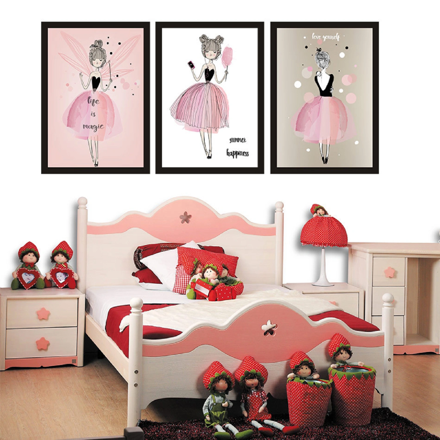 Mural Hanging Decorative Vivid Lightweight Punch Free Mural Hanging for Office