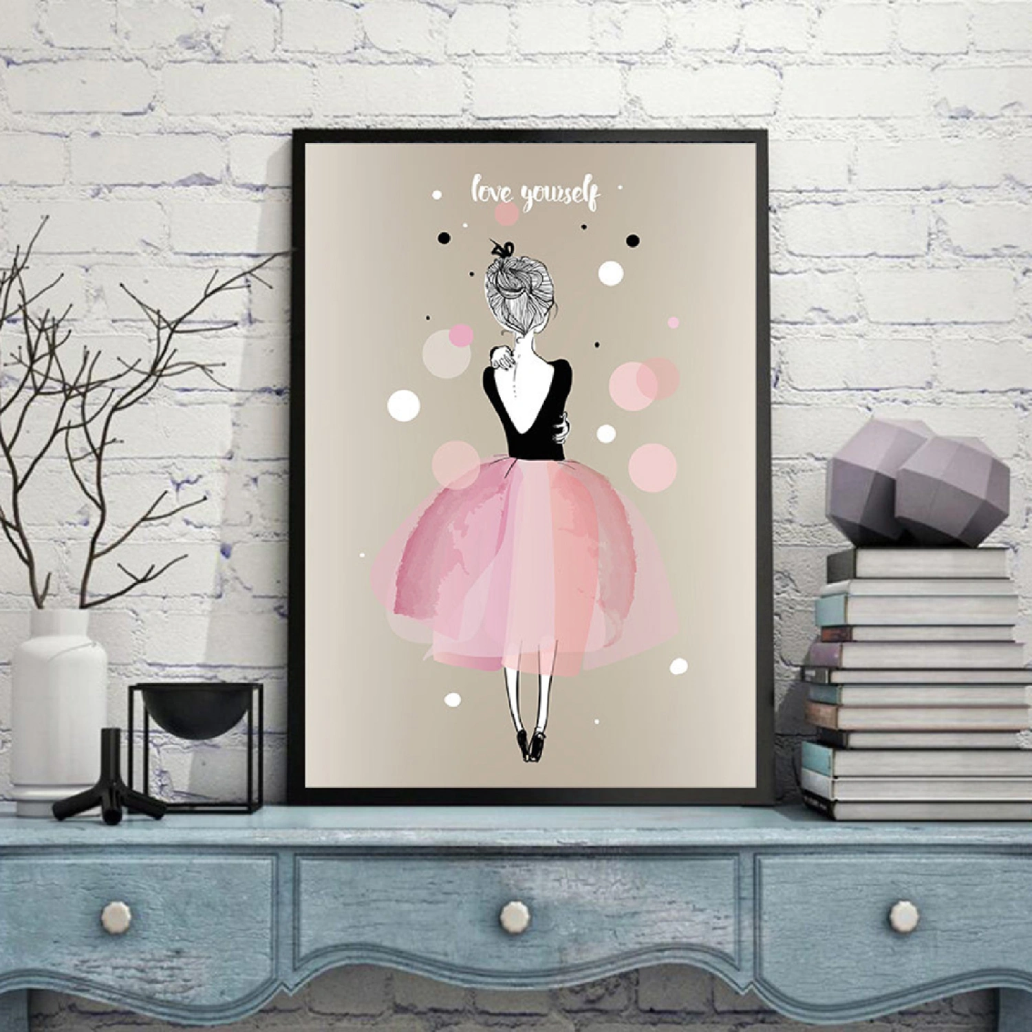 Mural Hanging Decorative Vivid Lightweight Punch Free Mural Hanging for Office