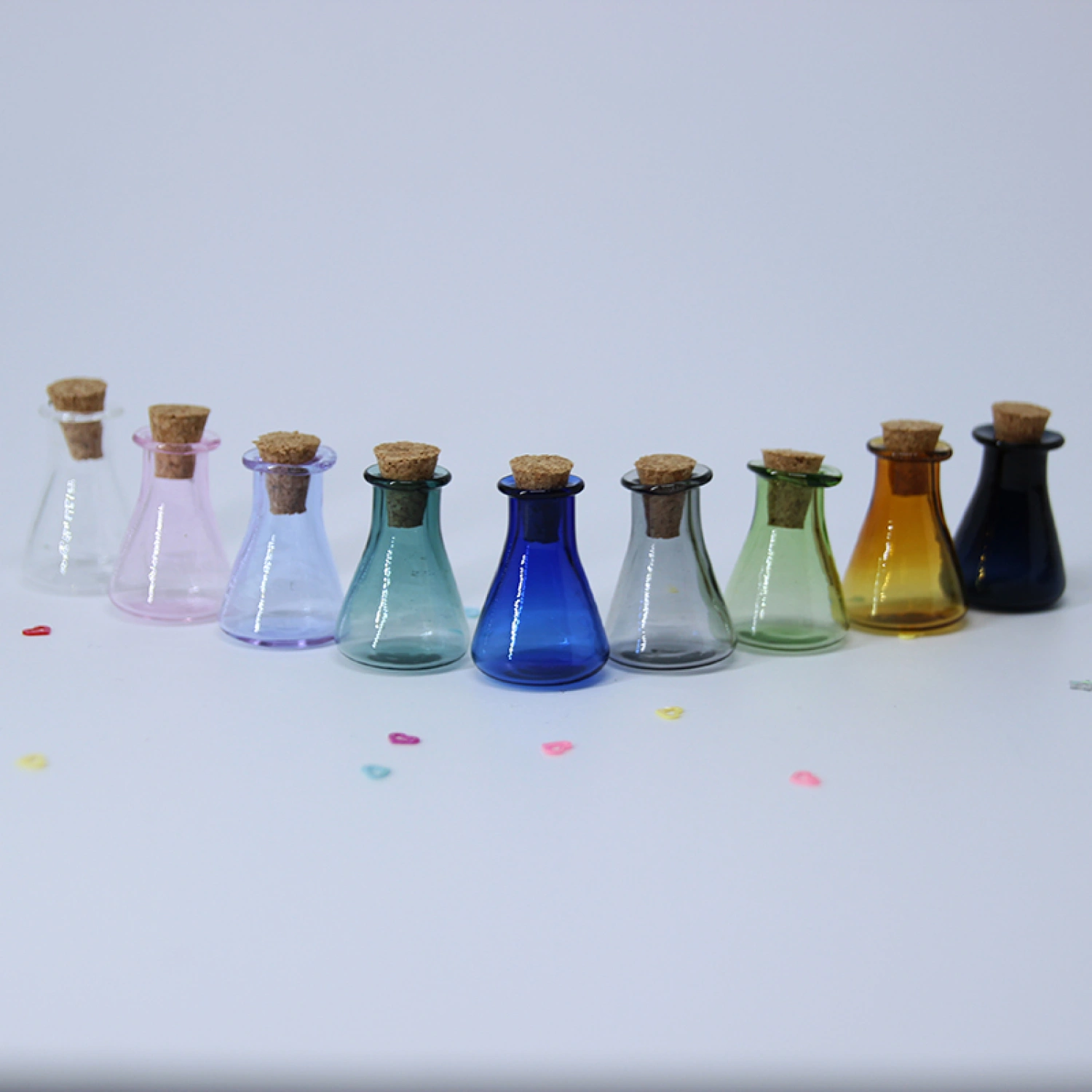 Dollhouse Vase Simulation Scenery Accessory Glass Pretend Play Mini Glass Vase for Entertainment