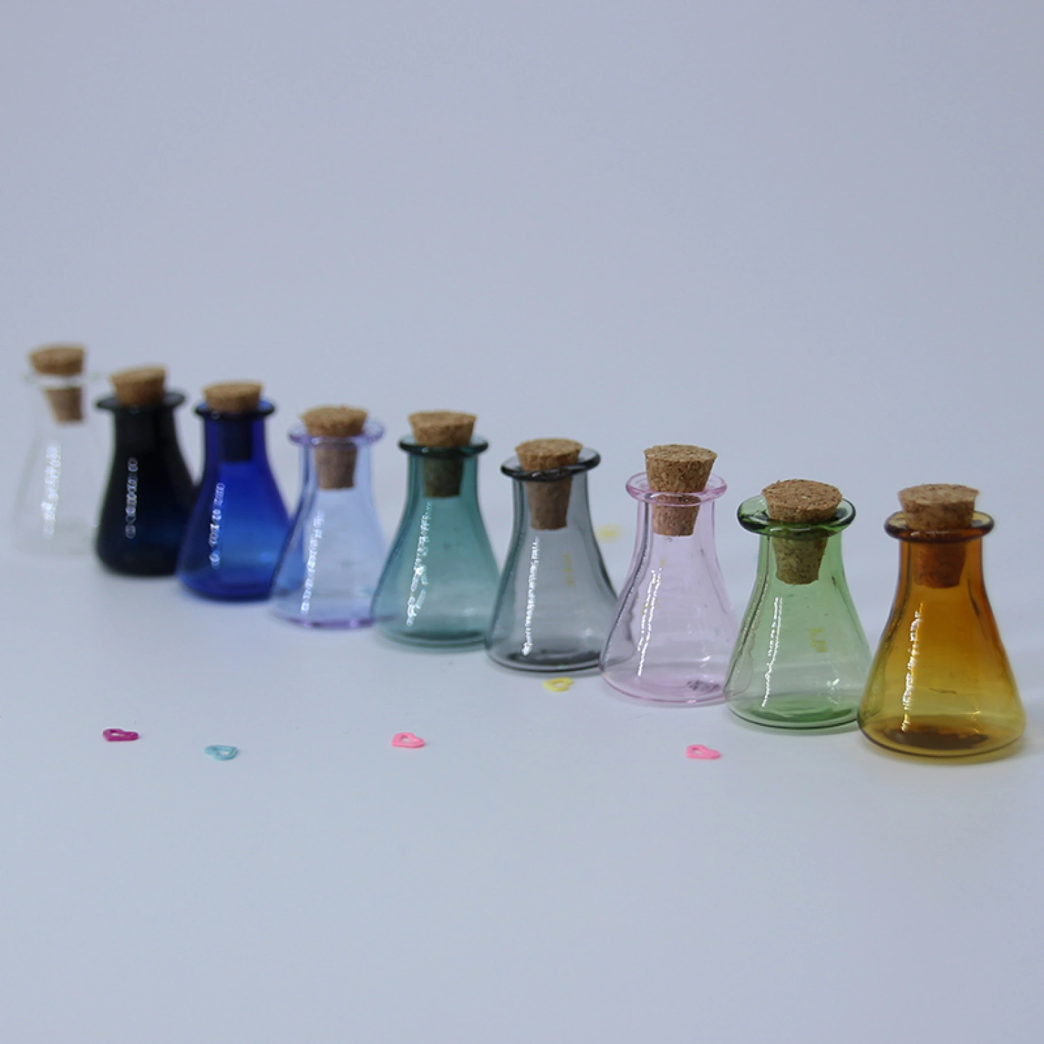 Dollhouse Vase Simulation Scenery Accessory Glass Pretend Play Mini Glass Vase for Entertainment