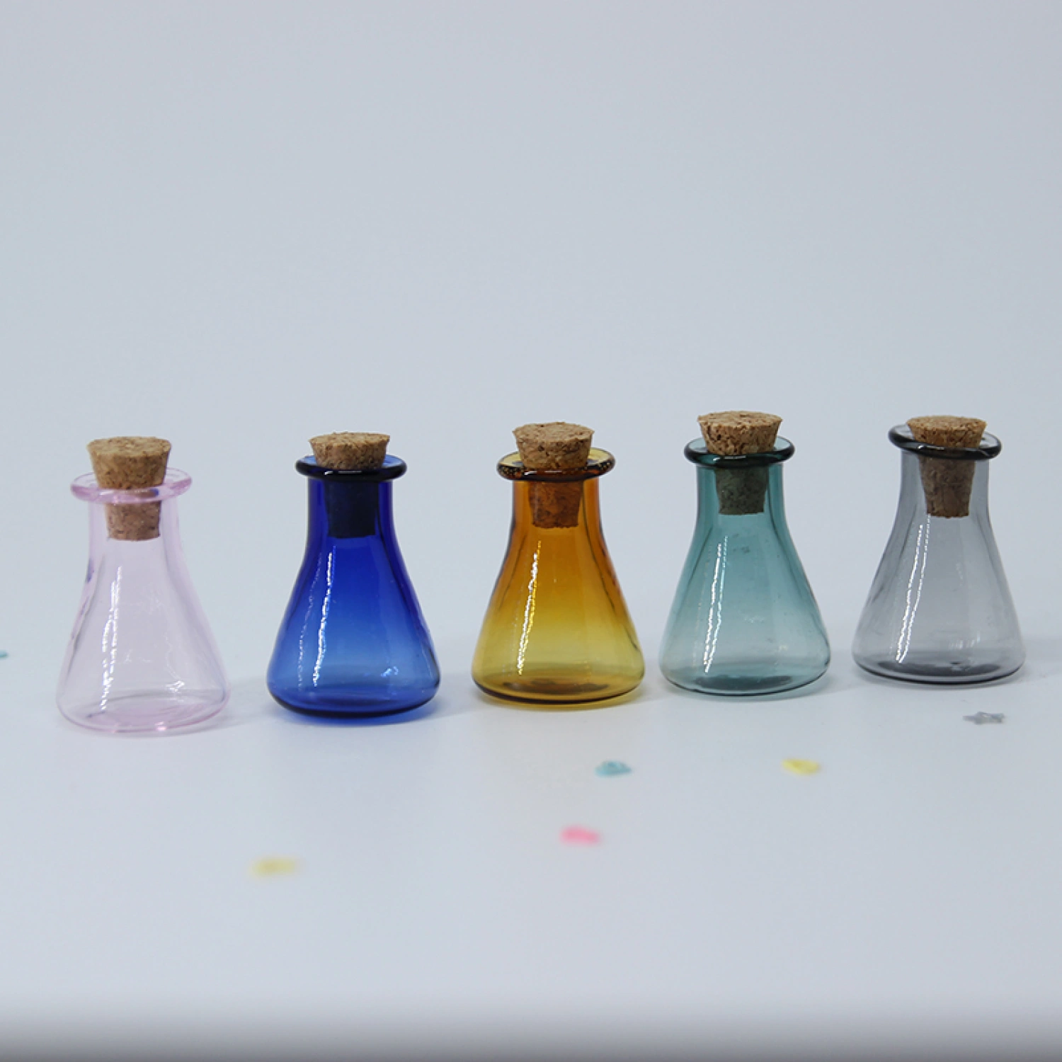 Dollhouse Vase Simulation Scenery Accessory Glass Pretend Play Mini Glass Vase for Entertainment