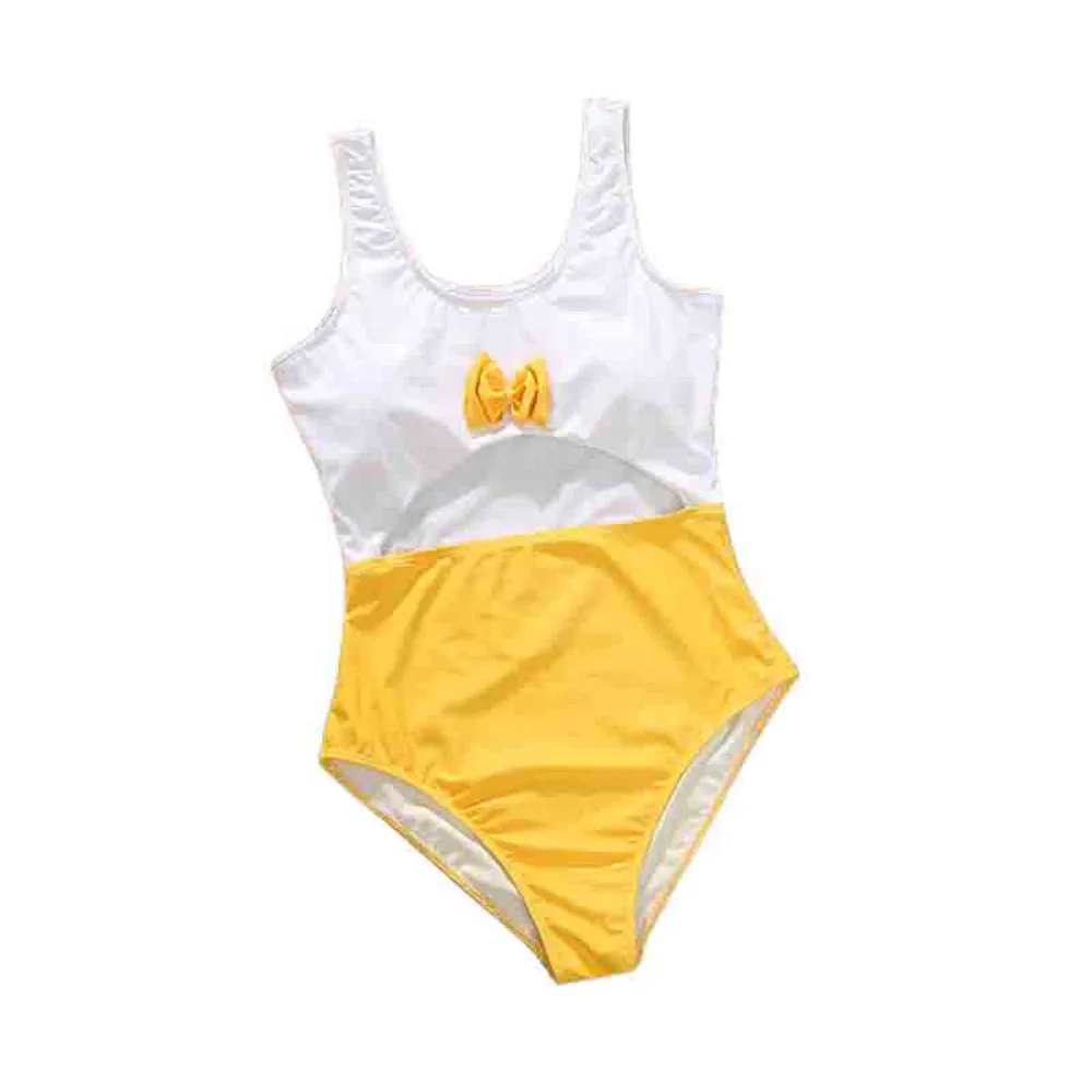 Family Matching Swimsuit, Contrast Color Summer Bikini Striped Trunks