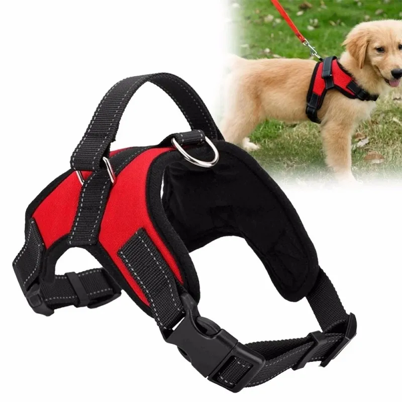 2023 new dog traction rope vest-style chest strap medium-sized large dog golden retriever Labrador Teddy dog chain dog rope