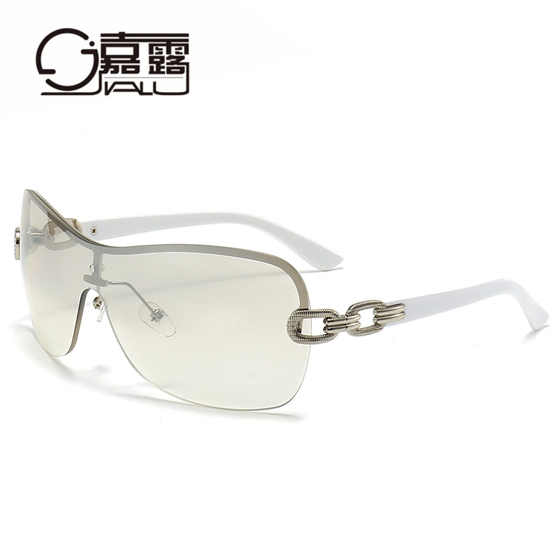 New Style Sunglasses Fashion Trend Hollow Metal Accessories Men and Women Personality Frameless Personality Sunglasses