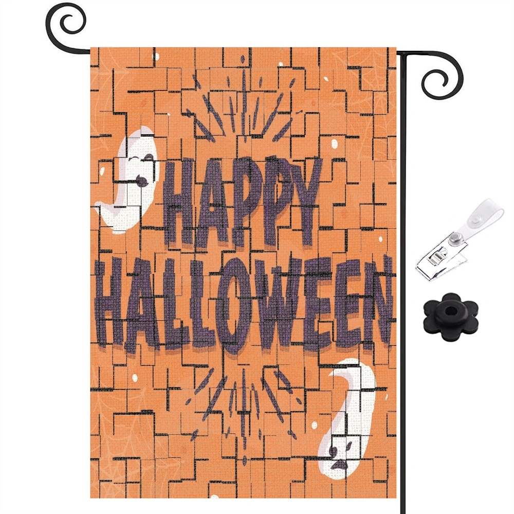 Halloween Decoration,Classic Horror Movie Halloween Garden Flag Vertical Double Side Printing, Halloween Decorations Yard Outdoor Decoration,12x18 inch,#290