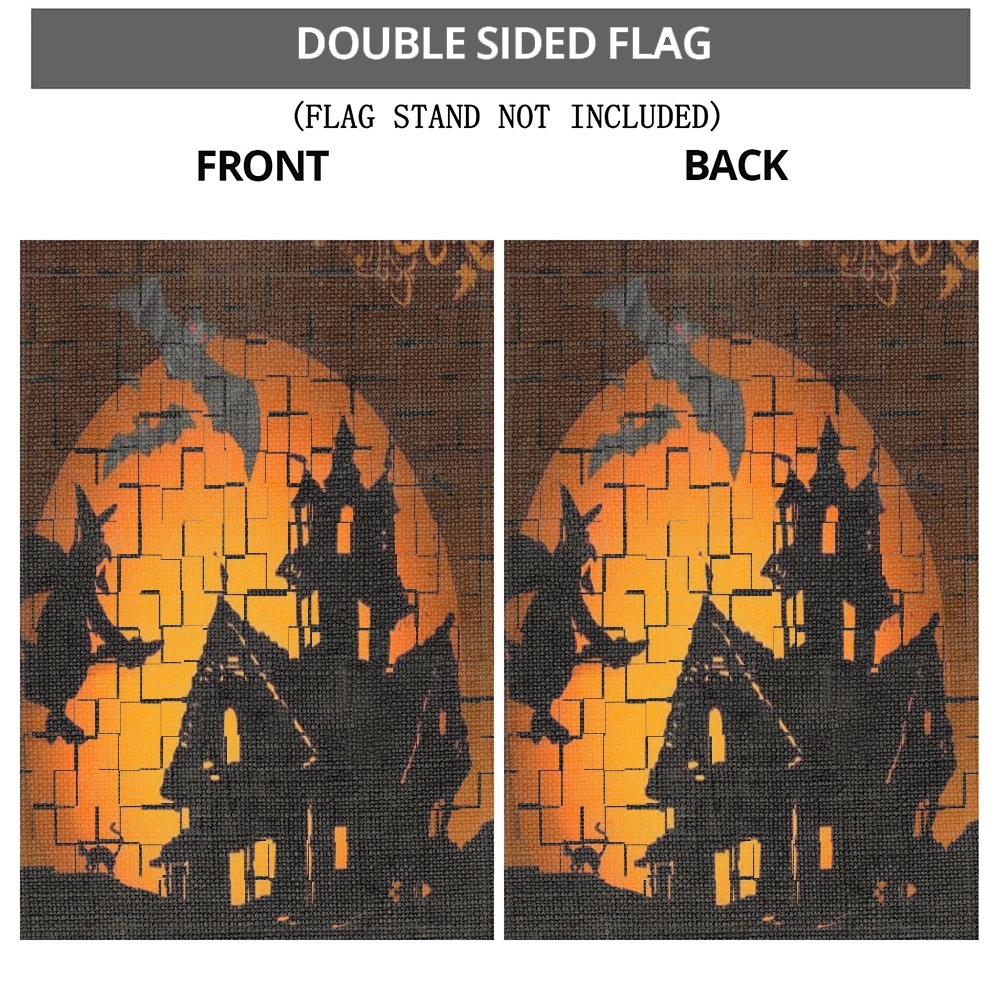 Day Of The Dead Garden Flag Dia De Los Muertos Double Sided, Sugar Skull Halloween Welcome Party Yard Outdoor Decorative Flag,12x18 inch,#59