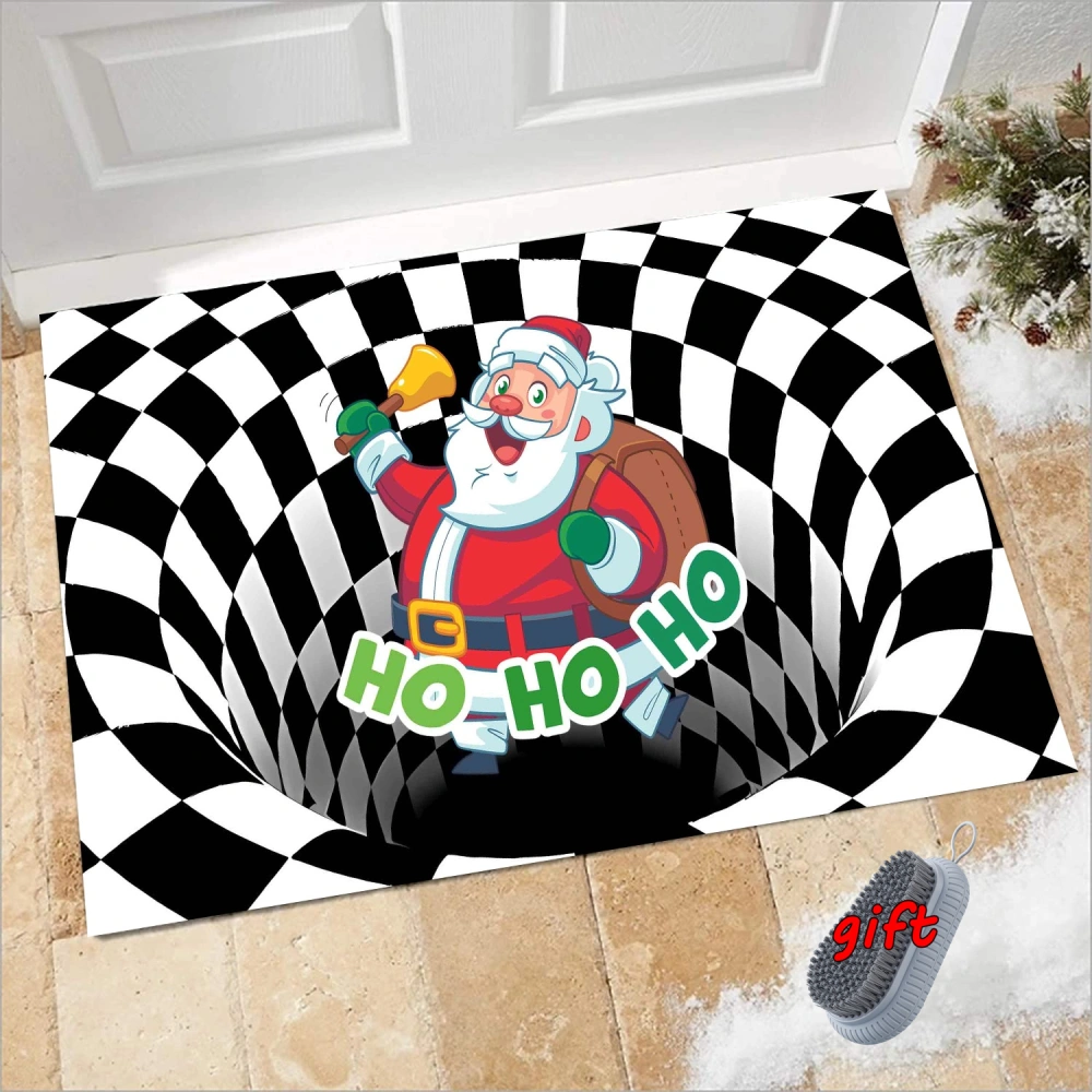 Merry Christmas Claus Snowman Elk Door Mat Outdoor,Christmas Door Mat Front Door Indoor,Anti-Slip Christmas Doormat,Christmas Welcome Mat,Christmas Jute Winter Snow Christmas Tree Door Mat,S,#35